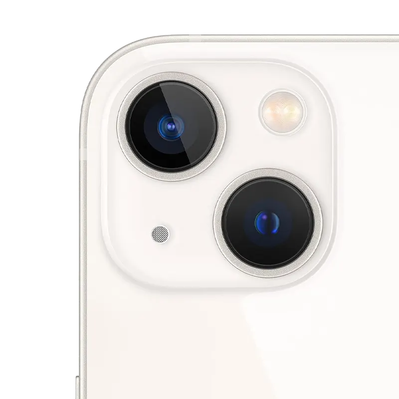 iPhone 13 in white – modern features and dual camera