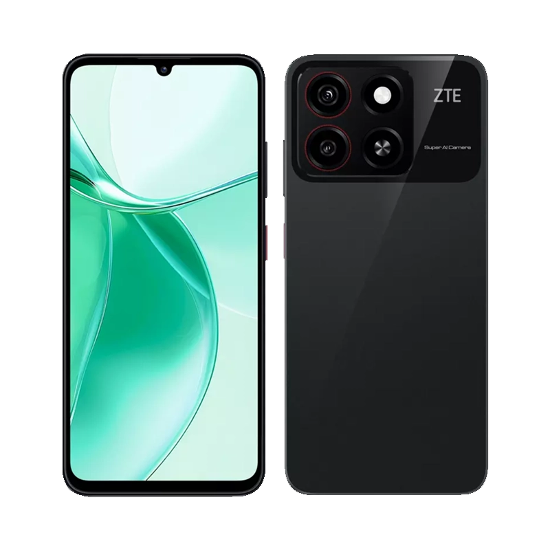 Front view of ZTE Blade A35 with 4GB RAM and sleek design