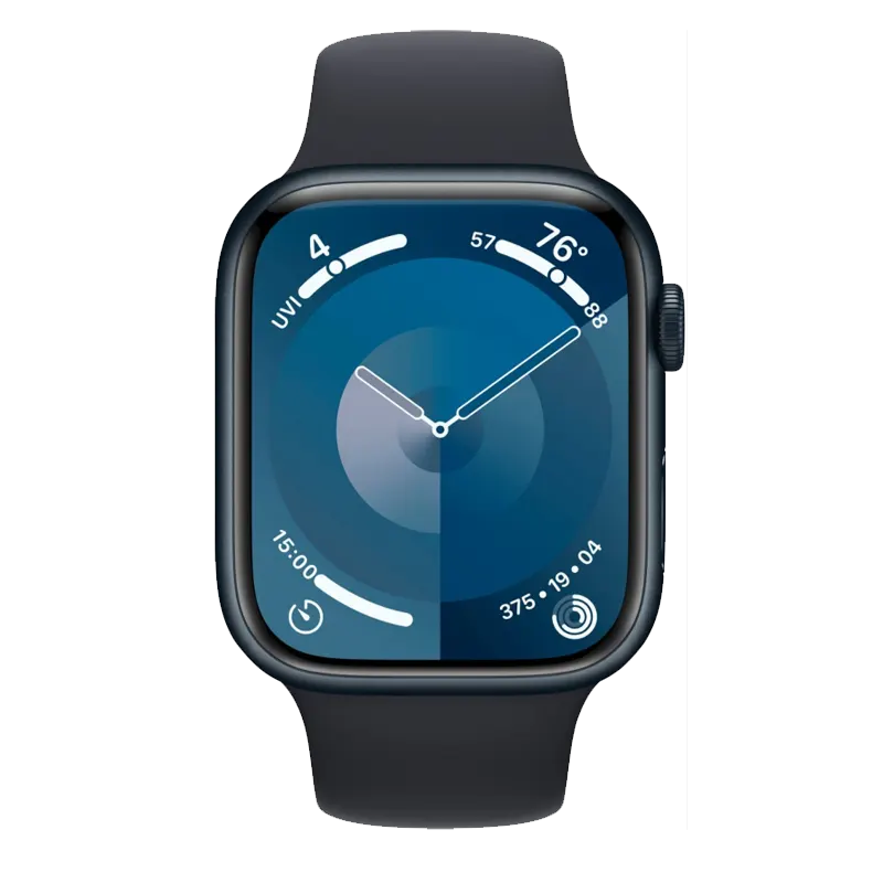 أبل ووتش سيريز 9 – شاشة أكبر 45 مم وميزات صحية متطورة