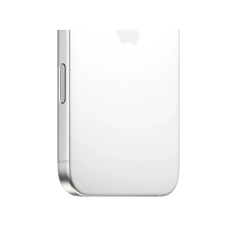 Front and rear view of iPhone 16 Pro Max 256GB in white