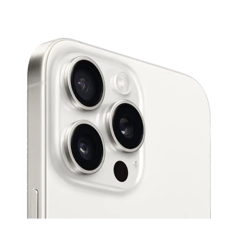 هاتف iPhone 15 Pro بلون أبيض